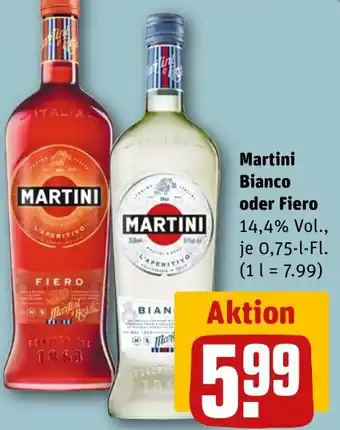 REWE DE Martini Bianco oder Fiero tilbud
