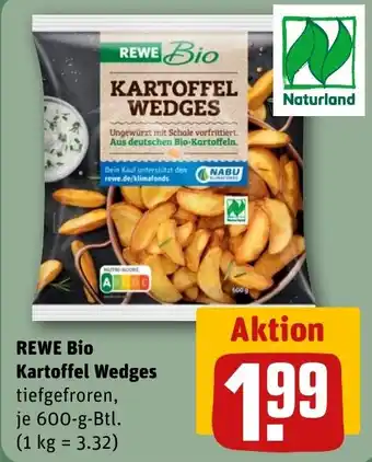 REWE REWE Bio Kartoffel Wedges tilbud