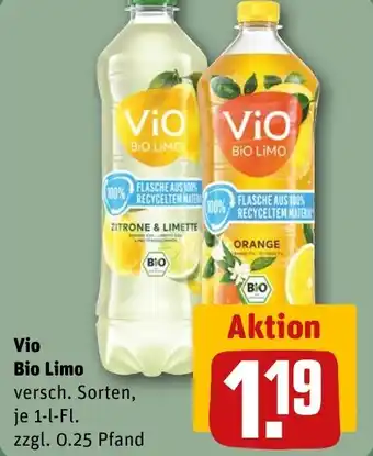 REWE DE Vio Bio Limo tilbud