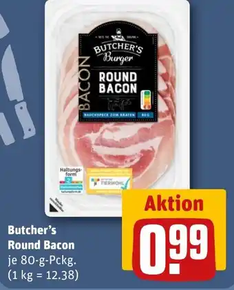 Butcher's Round Bacon