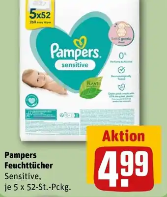 REWE Pampers Feuchttücher tilbud