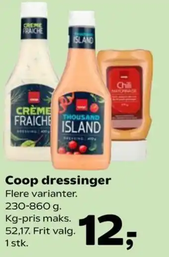Coop.dk Coop dressinger tilbud