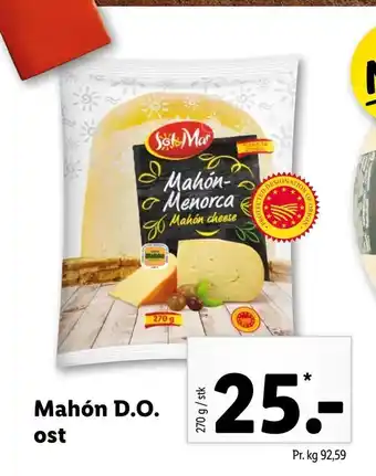 Let-Køb Mahón D.O. ost tilbud