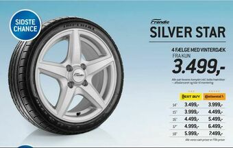 Thansen 4 fælge med vinterdæk tilbud