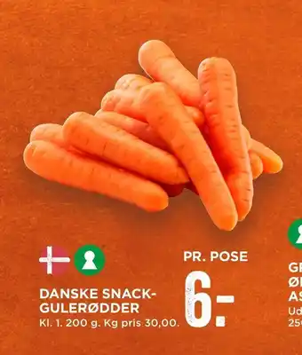 MENY Danske snack­ gulerødder tilbud