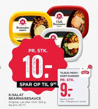 MENY K-salat bearnaisesauce tilbud
