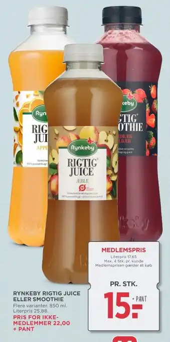 MENY Jordbær & Solbær Smoothie tilbud
