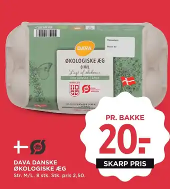 MENY Økologiske æg M/L tilbud