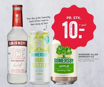 MENY Somersby eller smirnoff ice tilbud