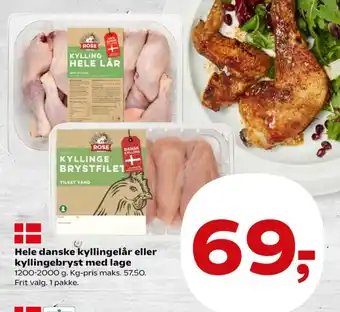 Kvickly Kyllingebrystfilet tilbud