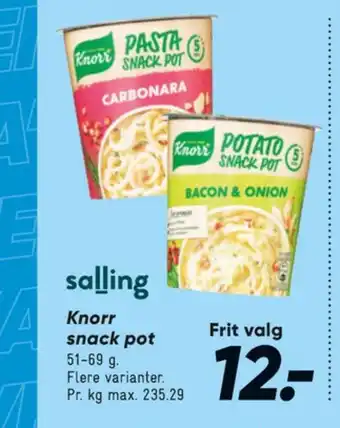Bilka Potato Bacon & Onion tilbud