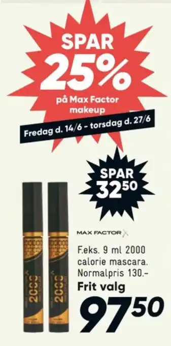 Bilka Mascara tilbud