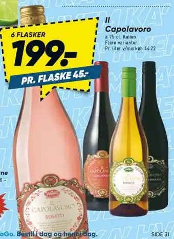 Bilka Italiensk Rosévin tilbud