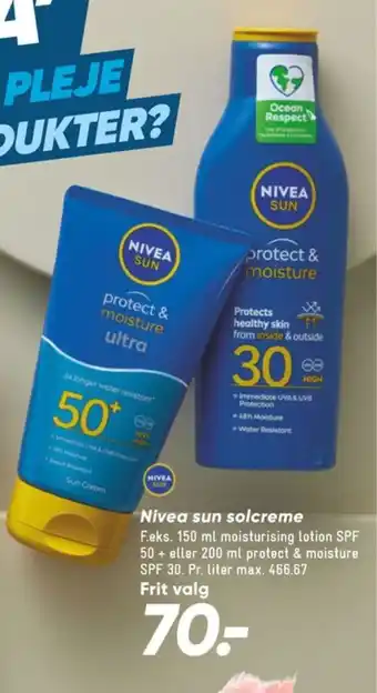 Bilka Solcreme tilbud