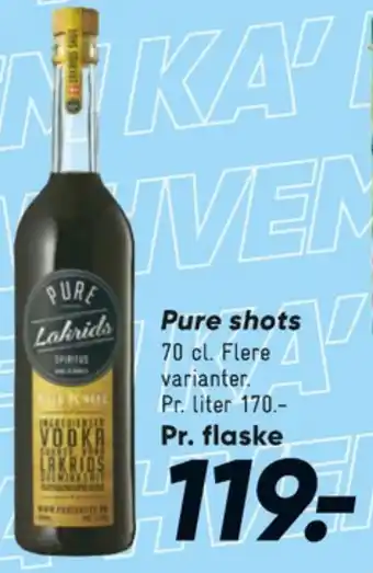 Bilka Shots tilbud
