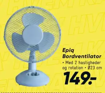 Bilka Bordventilator tilbud
