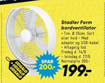 Bilka Bordventilator tilbud