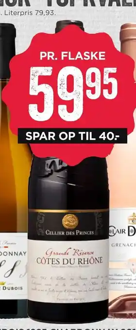 MENY Cellier des Princes' Côtes Rhône Grande Reserve 2019 tilbud