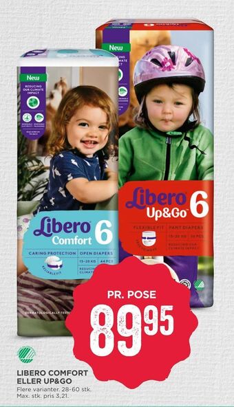 MENY Libero comfort eller up&go tilbud