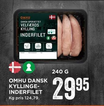 MENY Omhu dansk kyllinge- inderfilet tilbud