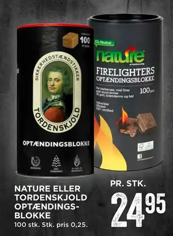 Nature eller tordenskjold optændings­ blokke