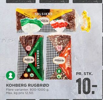 MENY Kohberg rugbrød tilbud