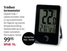 Kop & Kande Trådløst termometer tilbud