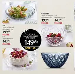 Kop & Kande SALATSKÅL ELLER FAD I KLAR tilbud