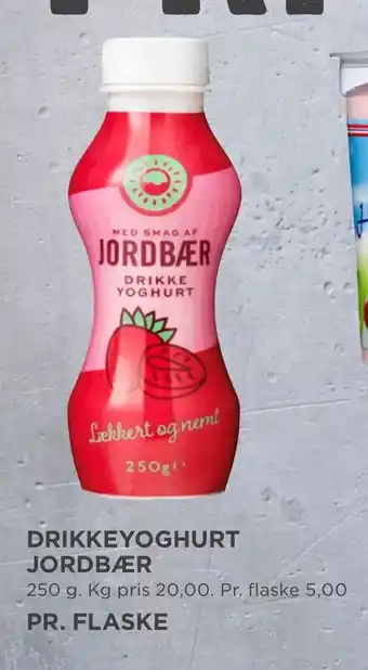 MENY Drikkeyoghurt jordbær tilbud