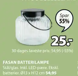 FASAN BATTERILAMPE