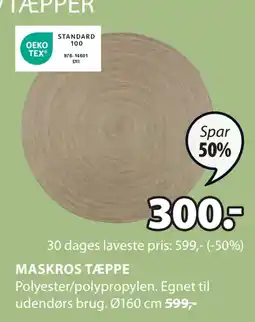 JYSK MASKROS TÆPPE tilbud