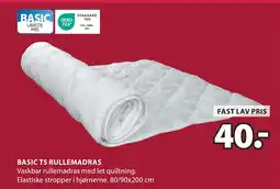 JYSK BASIC T5 RULLEMADRAS tilbud