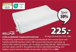 JYSK KYRKJA MEMORY FOAM KONTURPUDE tilbud