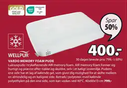 JYSK VARDO MEMORY FOAM PUDE tilbud