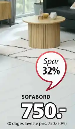 JYSK SPODSBJERG SOFABORD tilbud