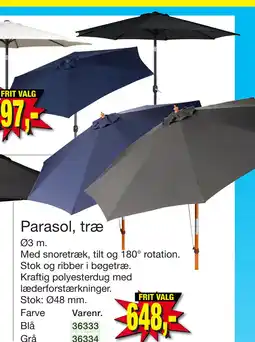 Harald Nyborg Parasol, træ tilbud