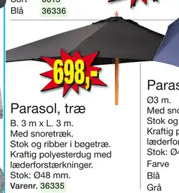 Harald Nyborg Parasol, træ tilbud