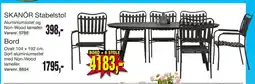 Harald Nyborg BORD + 6 STOLE tilbud