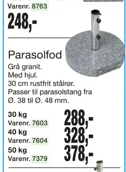 Harald Nyborg Parasolfod tilbud