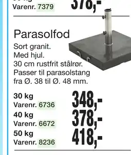 Harald Nyborg Parasolfod tilbud