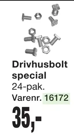 Harald Nyborg Drivhusbolt special tilbud