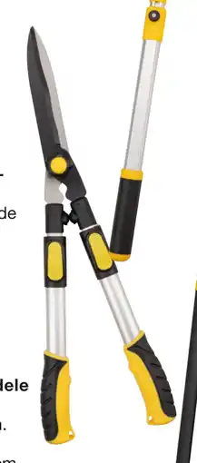 Harald Nyborg Hækkesaks med teleskopfunktion tilbud