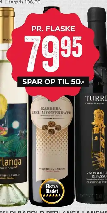 MENY Marchesi di Barolo Barbera del Monferato 2018 tilbud