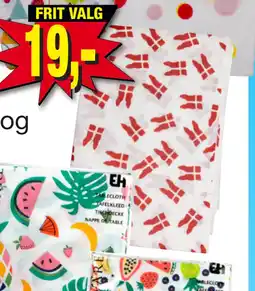 Harald Nyborg Dug med dannebrog tilbud