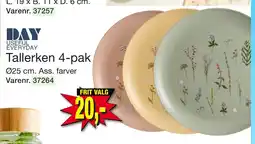 Harald Nyborg Tallerken 4-pak tilbud