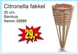Harald Nyborg Citronella fakkel tilbud