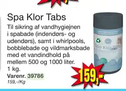 Harald Nyborg Spa Klor Tabs tilbud