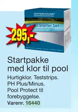 Harald Nyborg Startpakke med klor til pool tilbud