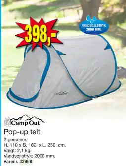 Harald Nyborg Pop-up telt tilbud