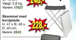 Harald Nyborg Skammel med bordplade tilbud